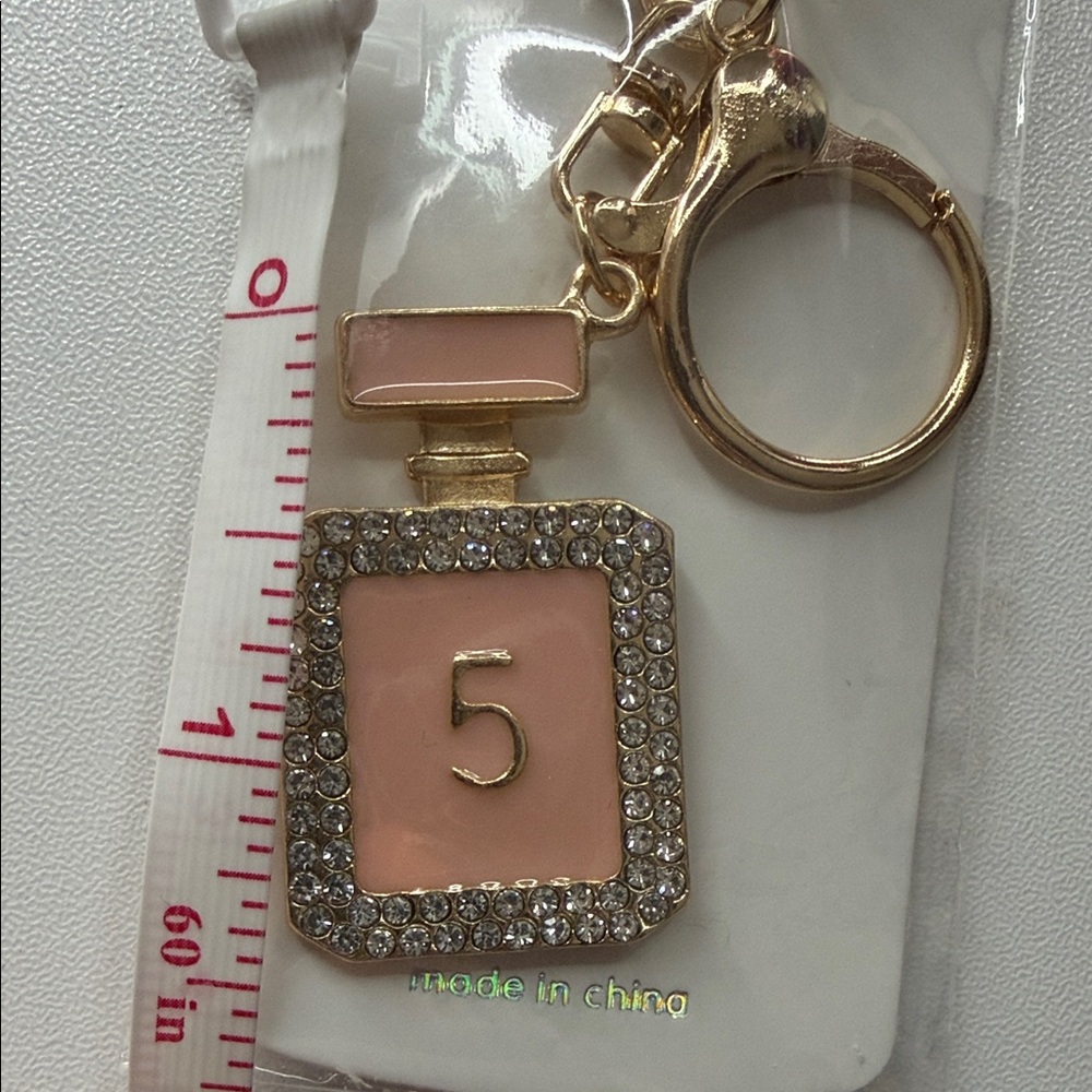Perfume Bottle Charm Keychain - Picture 3 of 3